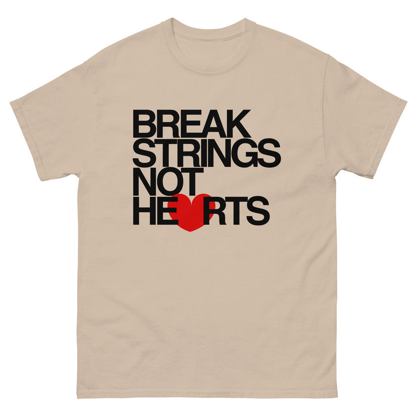 Break Strings Not Hearts by CoVA Tennis Men's classic tee