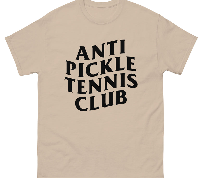 Anti Pickleball Tennis Club Men's classic tee by CoVA Tennis