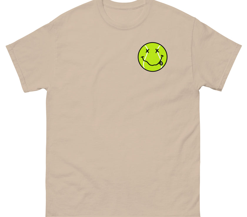 Smiling Tennis Ball by CoVA Tennis Men's classic tee