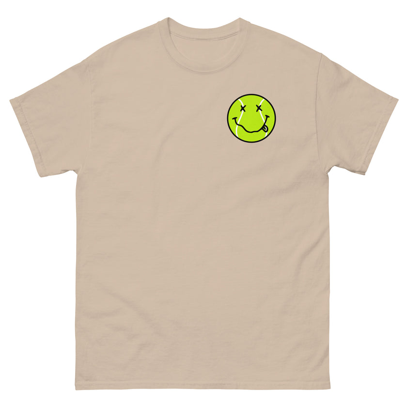 Smiling Tennis Ball by CoVA Tennis Men's classic tee