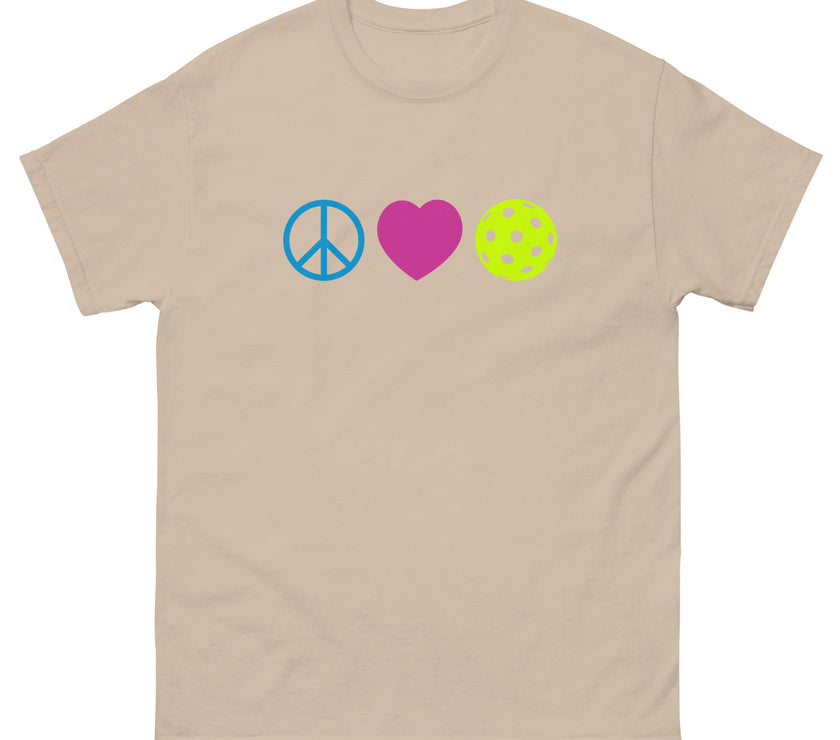 Peace Love Pickleball classic tee