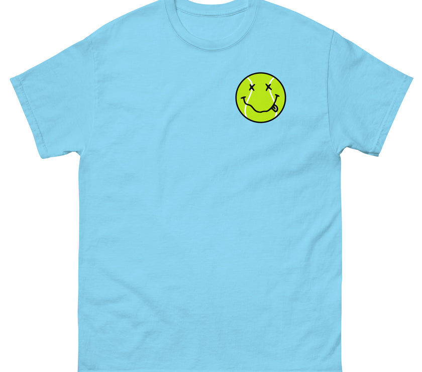 Smiling Tennis Ball by CoVA Tennis Men's classic tee