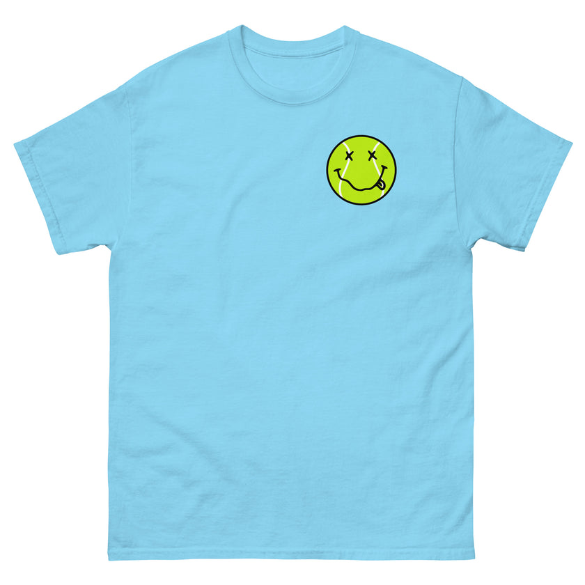 Smiling Tennis Ball by CoVA Tennis Men's classic tee