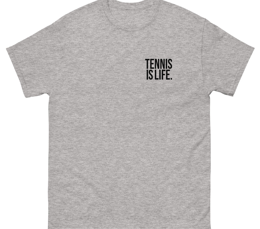 Tennis is LIfe Men's classic tee by CoVA Tennis