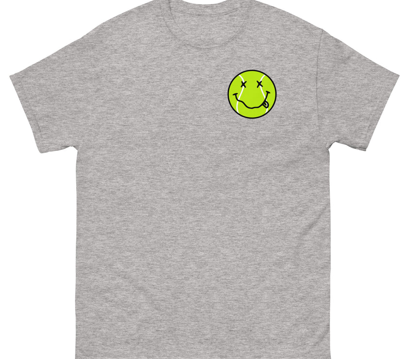 Smiling Tennis Ball by CoVA Tennis Men's classic tee