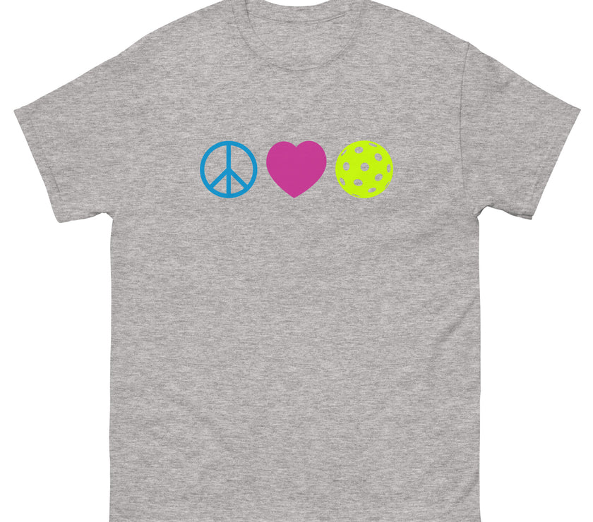 Peace Love Pickleball classic tee