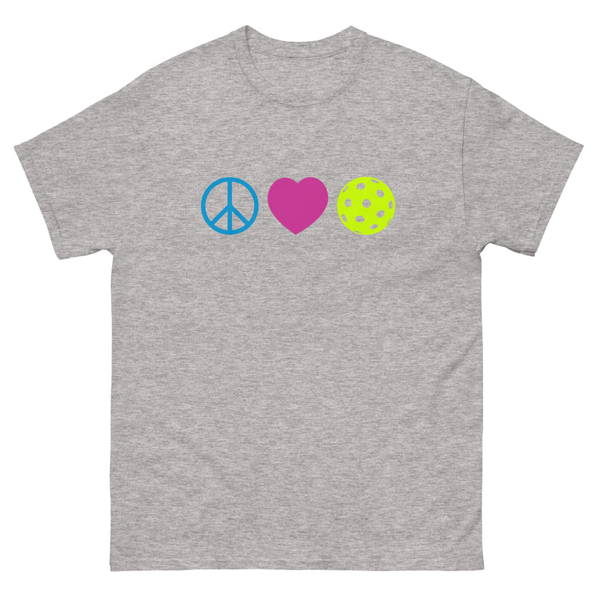 Peace Love Pickleball classic tee