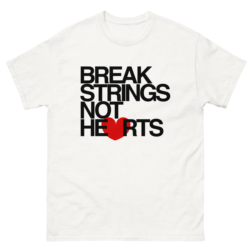 Break Strings Not Hearts by CoVA Tennis Men's classic tee