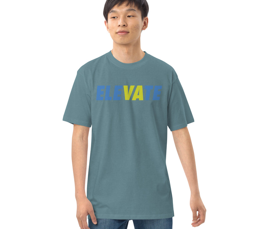 ELEVATE by CoVA Tennis Men’s premium heavyweight tee