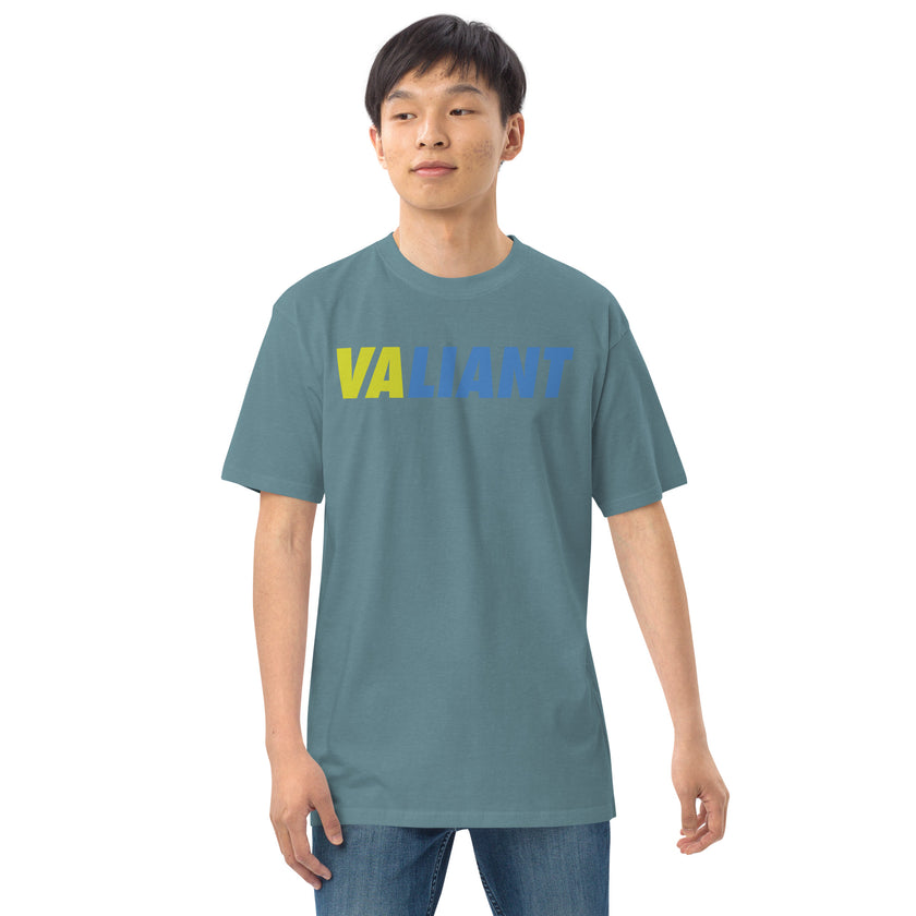 VALIANT by CoVA Tennis Men’s premium heavyweight tee