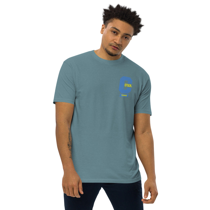 Varsity C CoVA Tennis premium heavyweight tee