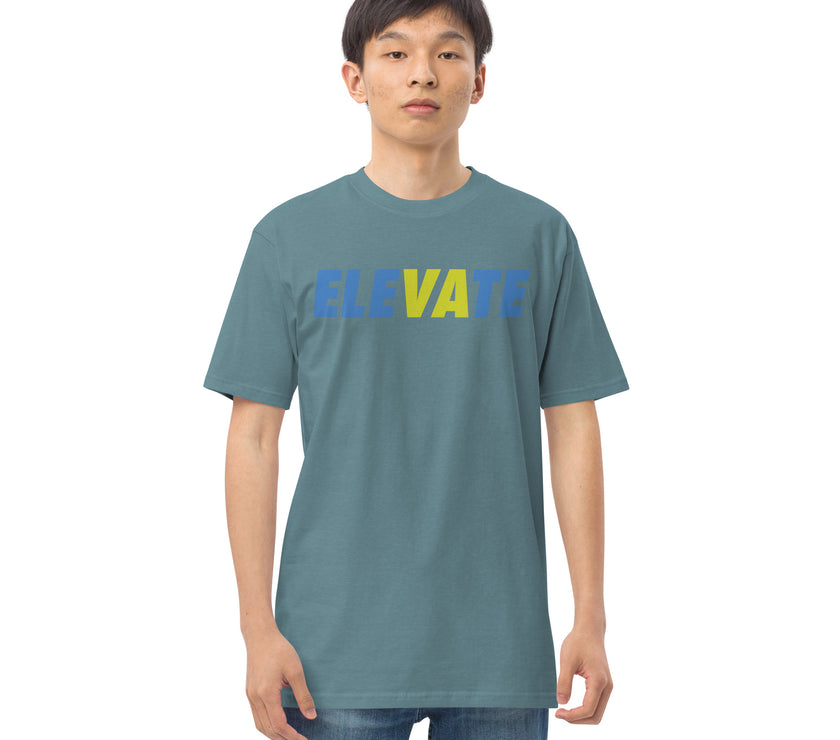 ELEVATE by CoVA Tennis Men’s premium heavyweight tee