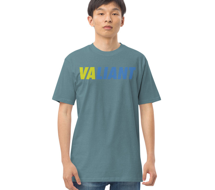 VALIANT by CoVA Tennis Men’s premium heavyweight tee