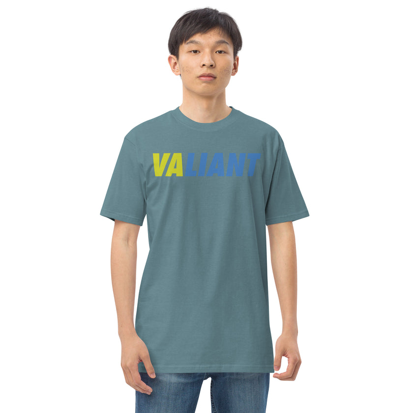 VALIANT by CoVA Tennis Men’s premium heavyweight tee