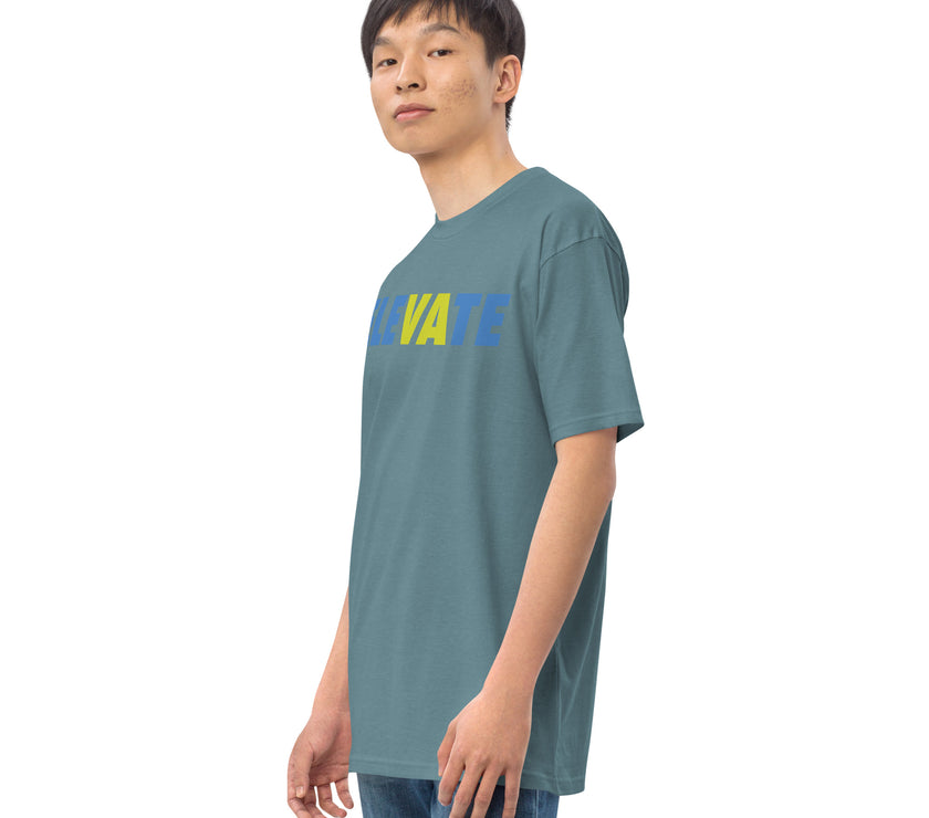 ELEVATE by CoVA Tennis Men’s premium heavyweight tee