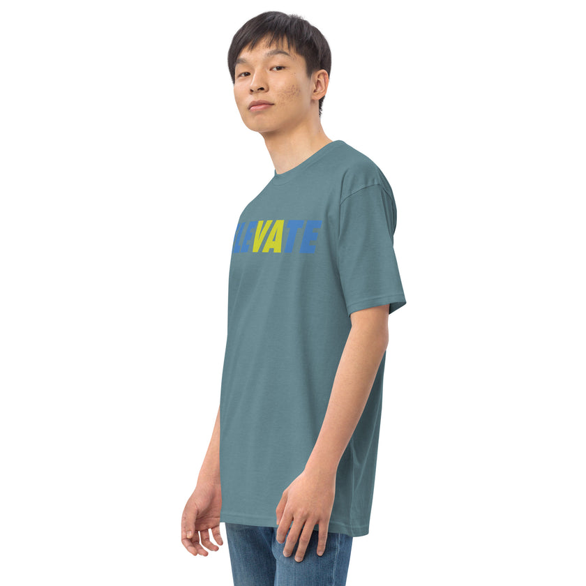 ELEVATE by CoVA Tennis Men’s premium heavyweight tee