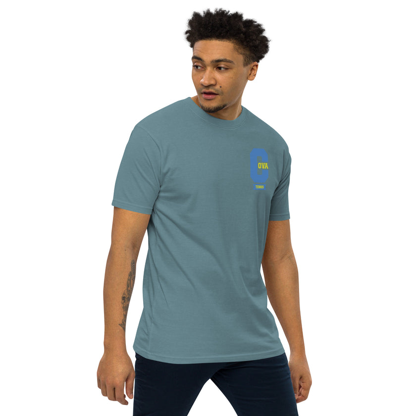 Varsity C CoVA Tennis premium heavyweight tee