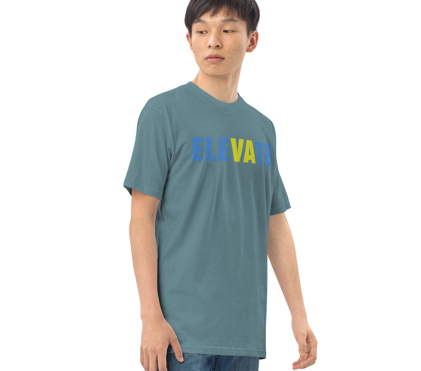 ELEVATE by CoVA Tennis Men’s premium heavyweight tee