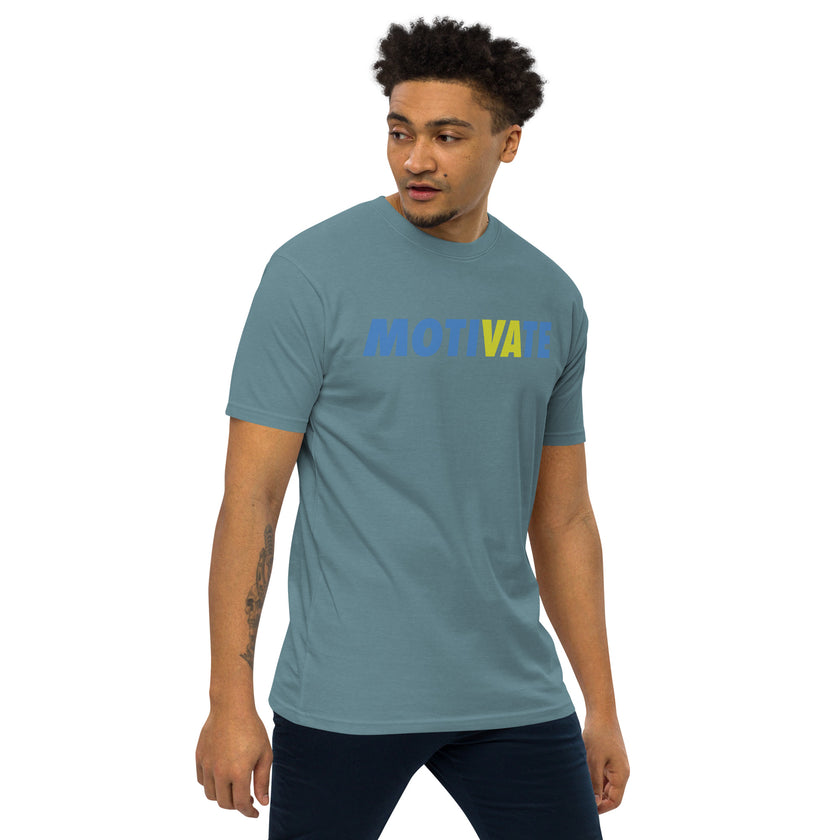 MOTIVATE by CoVA Tennis Men’s premium heavyweight tee