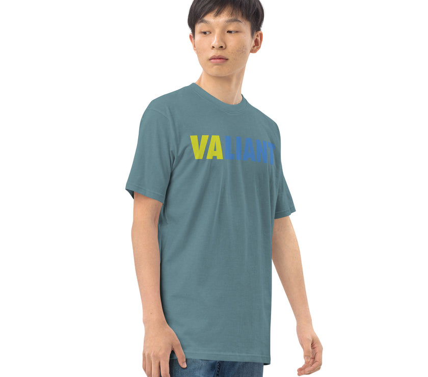 VALIANT by CoVA Tennis Men’s premium heavyweight tee