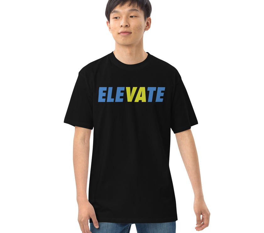 ELEVATE by CoVA Tennis Men’s premium heavyweight tee