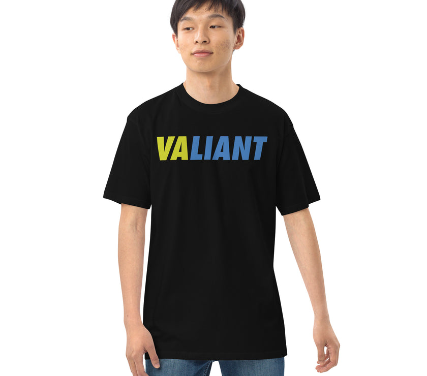 VALIANT by CoVA Tennis Men’s premium heavyweight tee