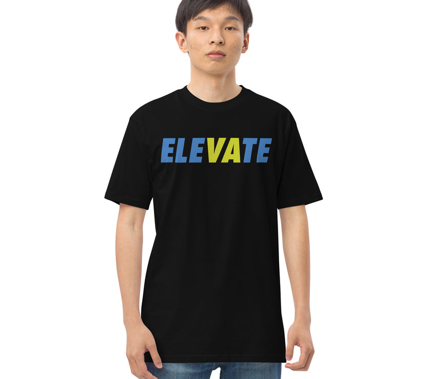 ELEVATE by CoVA Tennis Men’s premium heavyweight tee