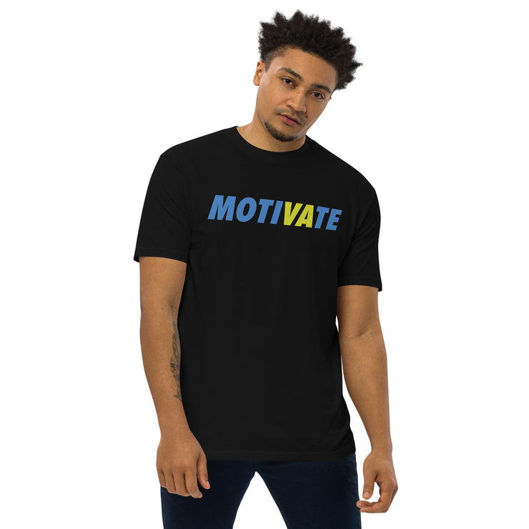 MOTIVATE by CoVA Tennis Men’s premium heavyweight tee