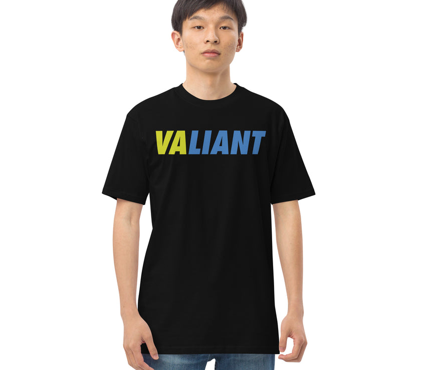 VALIANT by CoVA Tennis Men’s premium heavyweight tee