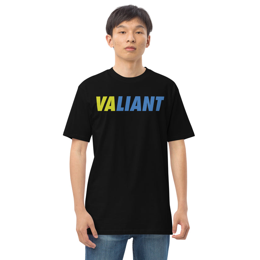 VALIANT by CoVA Tennis Men’s premium heavyweight tee