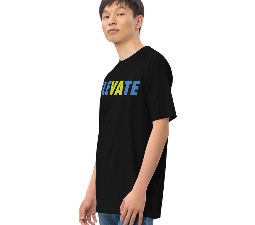 ELEVATE by CoVA Tennis Men’s premium heavyweight tee