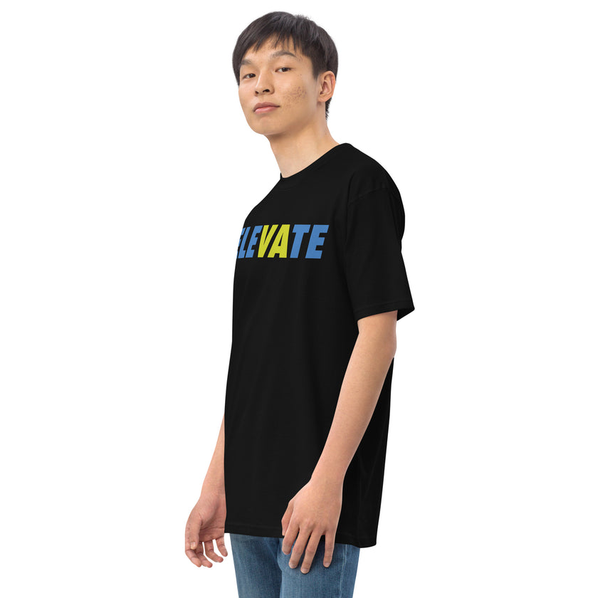 ELEVATE by CoVA Tennis Men’s premium heavyweight tee