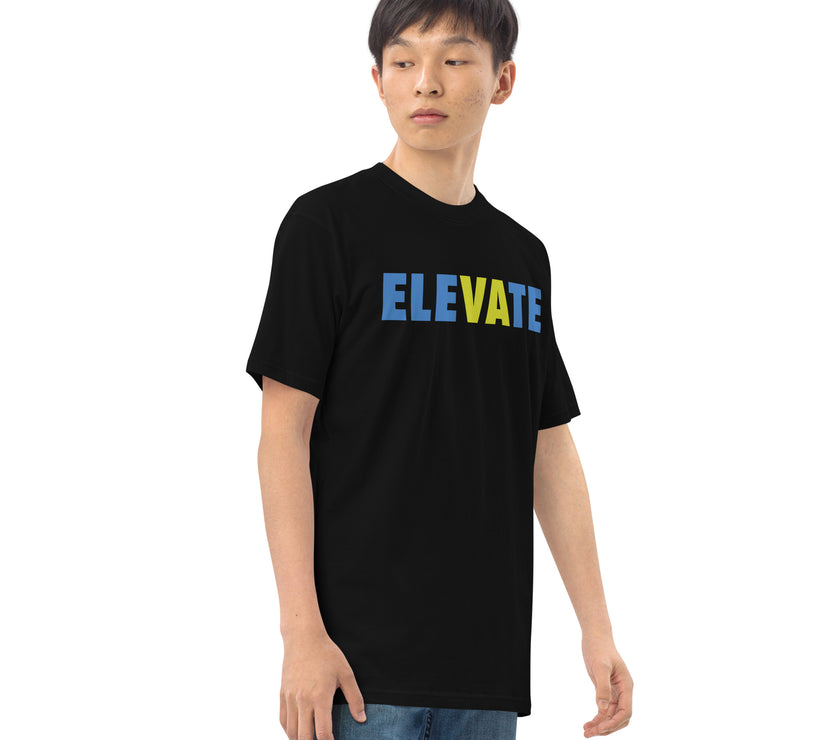 ELEVATE by CoVA Tennis Men’s premium heavyweight tee