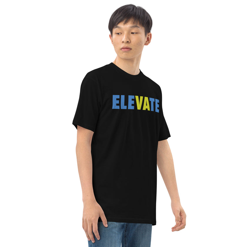 ELEVATE by CoVA Tennis Men’s premium heavyweight tee