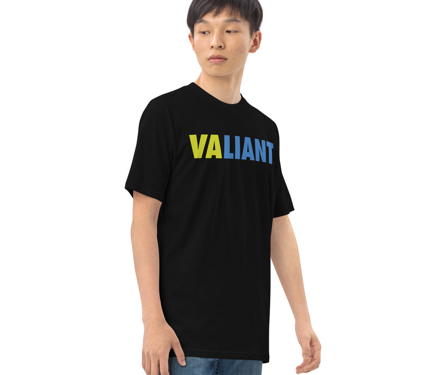 VALIANT by CoVA Tennis Men’s premium heavyweight tee