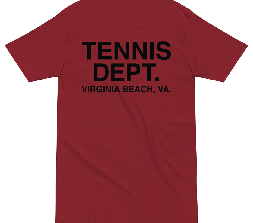 Tennis Dept Men’s premium heavyweight tee