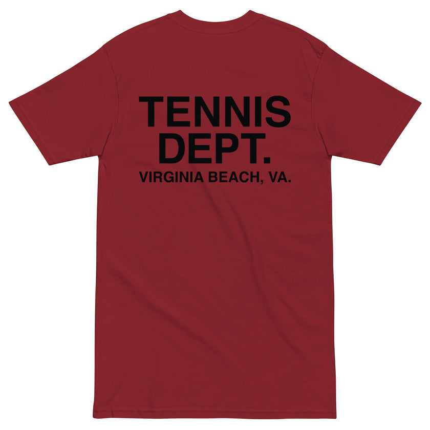 Tennis Dept Men’s premium heavyweight tee