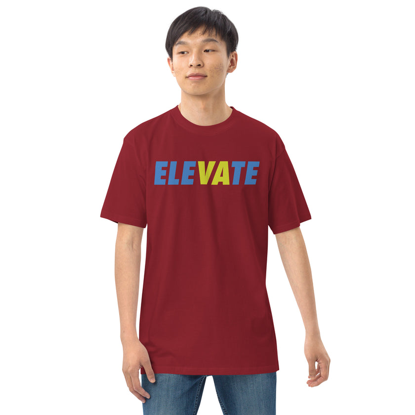 ELEVATE by CoVA Tennis Men’s premium heavyweight tee