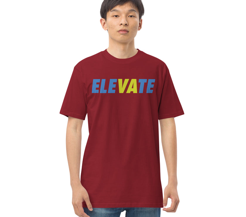 ELEVATE by CoVA Tennis Men’s premium heavyweight tee