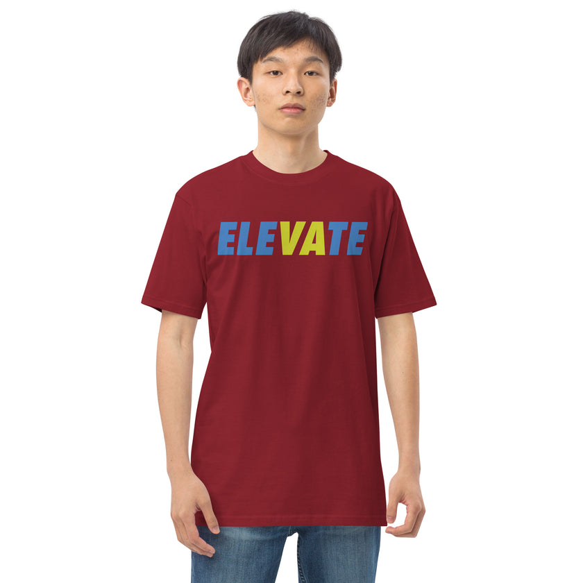 ELEVATE by CoVA Tennis Men’s premium heavyweight tee