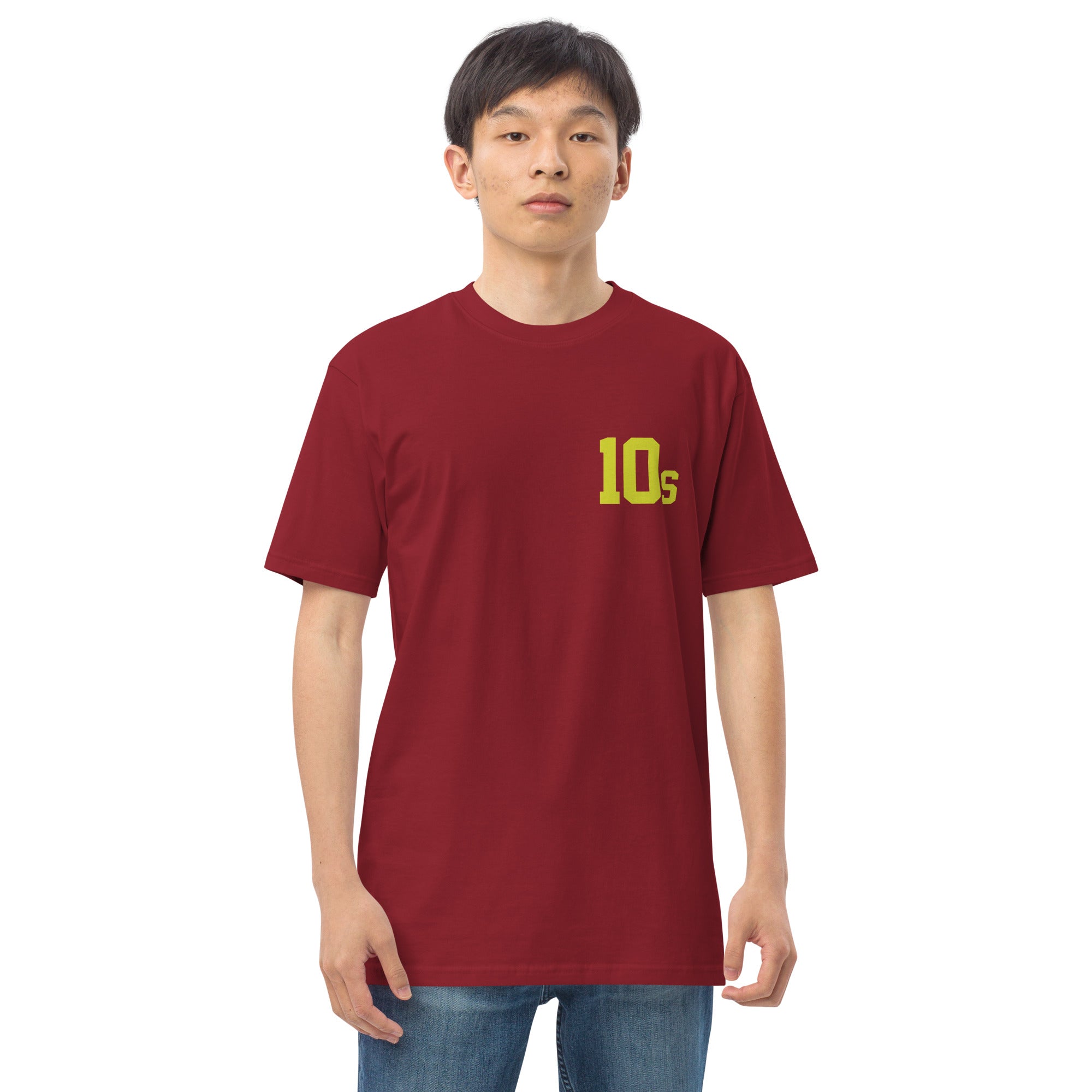 『TEN BUFFALO JKT RED M』 10s by CoVA Tennis premium heavyweight tee