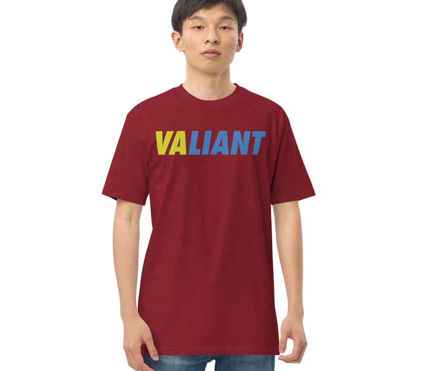 VALIANT by CoVA Tennis Men’s premium heavyweight tee