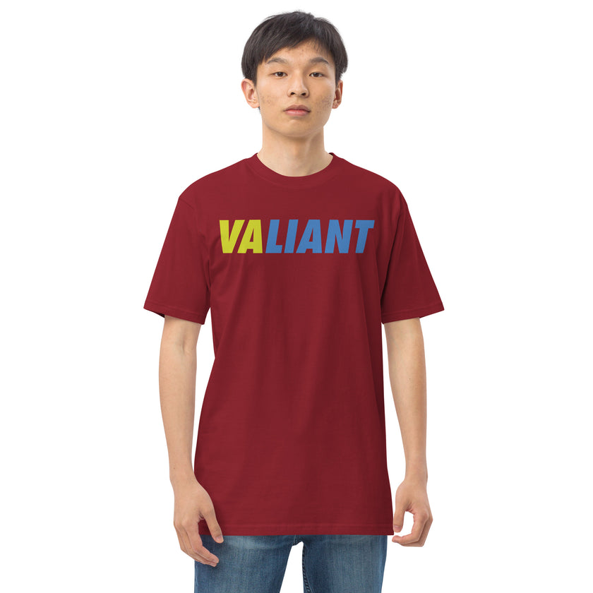 VALIANT by CoVA Tennis Men’s premium heavyweight tee