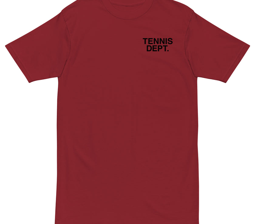 Tennis Dept Men’s premium heavyweight tee