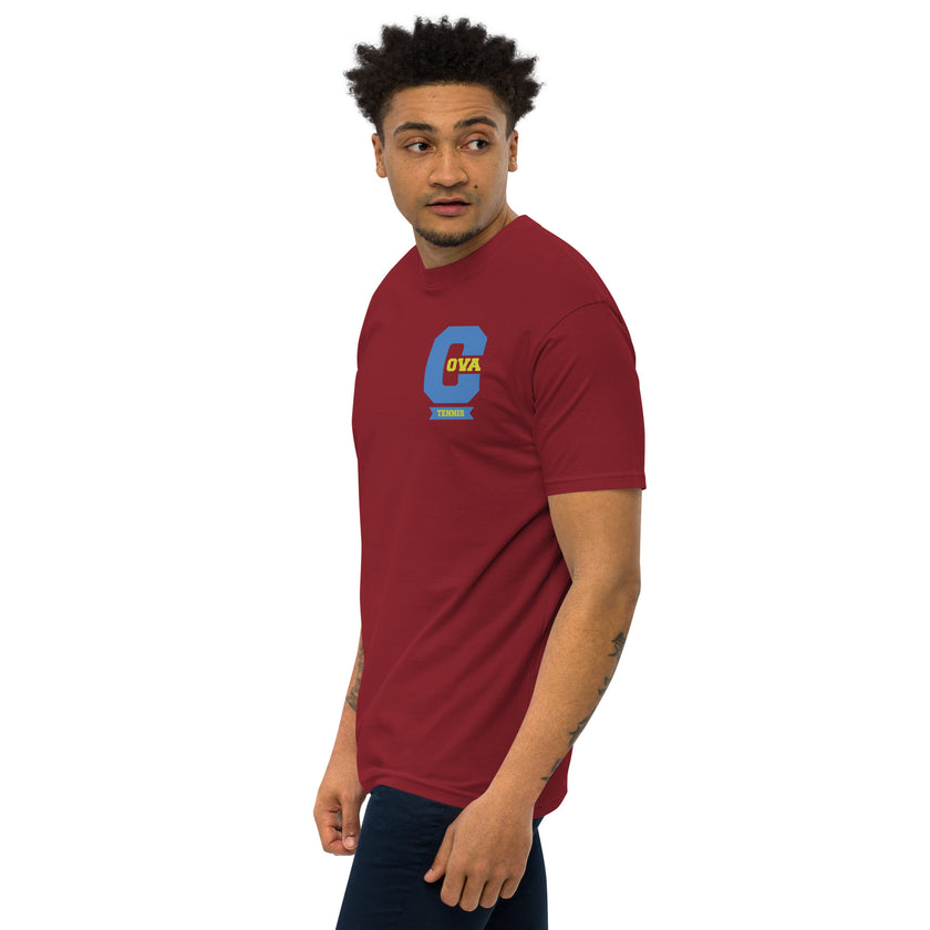 Varsity C CoVA Tennis premium heavyweight tee