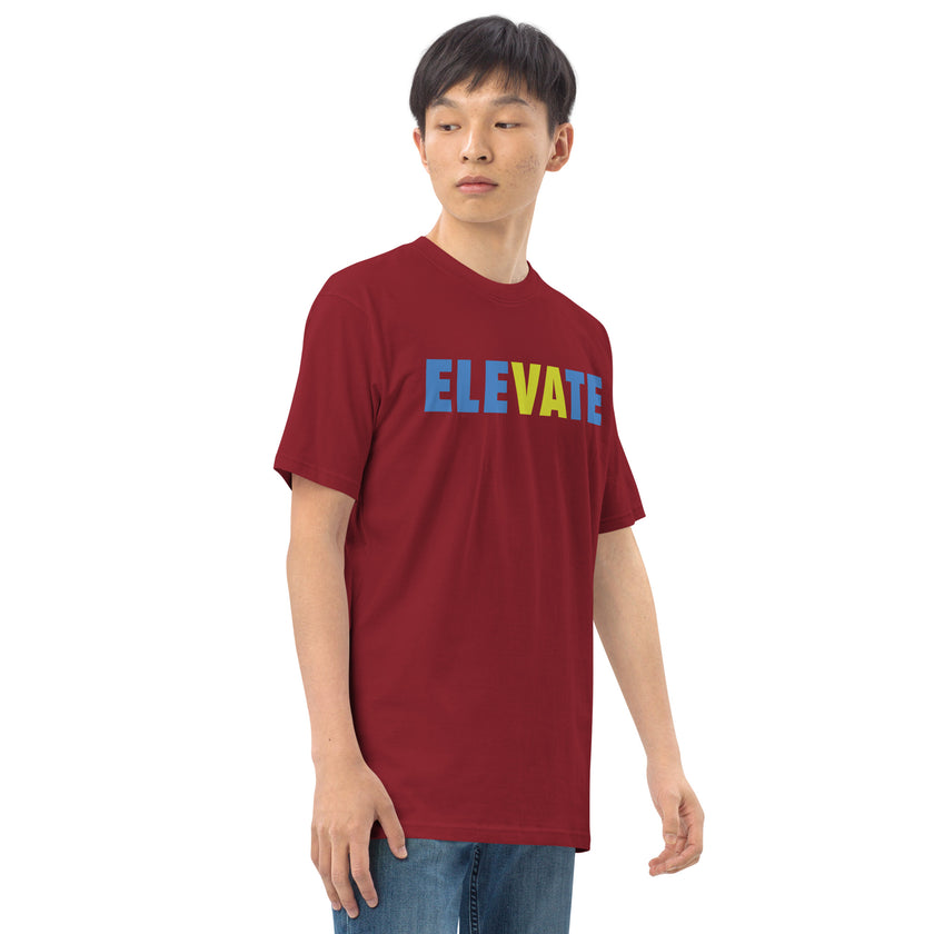 ELEVATE by CoVA Tennis Men’s premium heavyweight tee