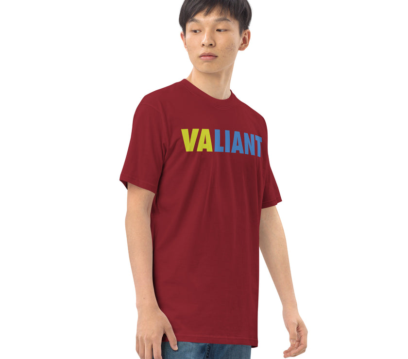 VALIANT by CoVA Tennis Men’s premium heavyweight tee