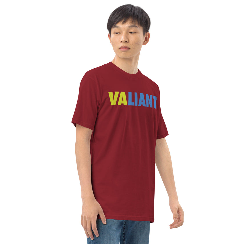 VALIANT by CoVA Tennis Men’s premium heavyweight tee