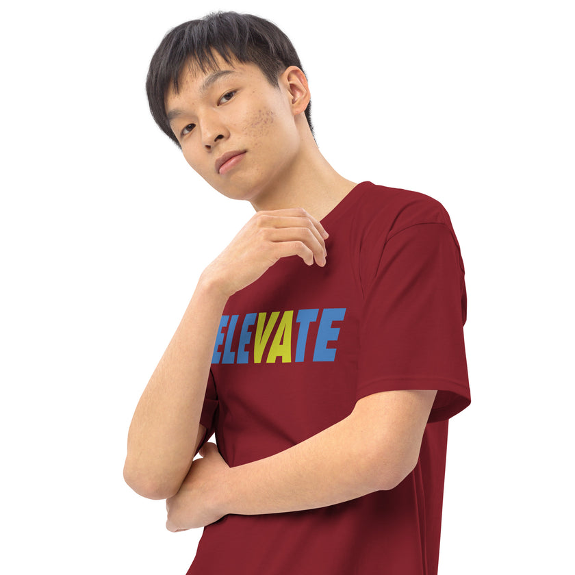 ELEVATE by CoVA Tennis Men’s premium heavyweight tee