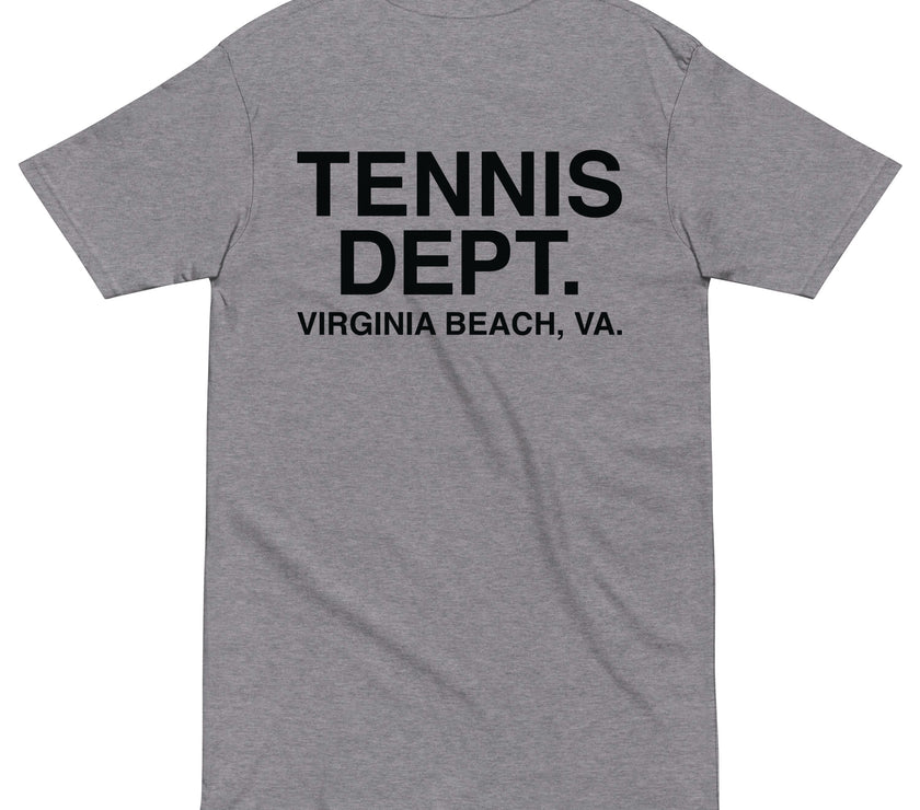 Tennis Dept Men’s premium heavyweight tee